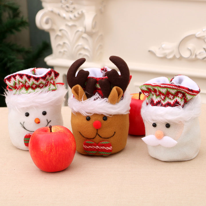 Decorative Santa-Themed Figurine Bowlift