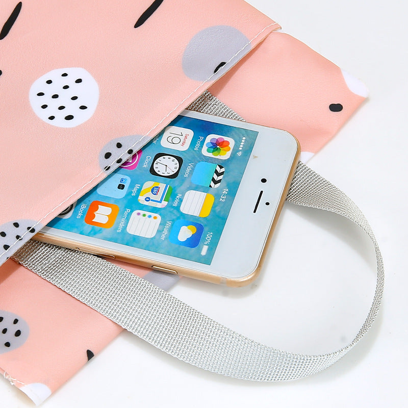 Funny Duck Motif Shopping Bag Bowlift