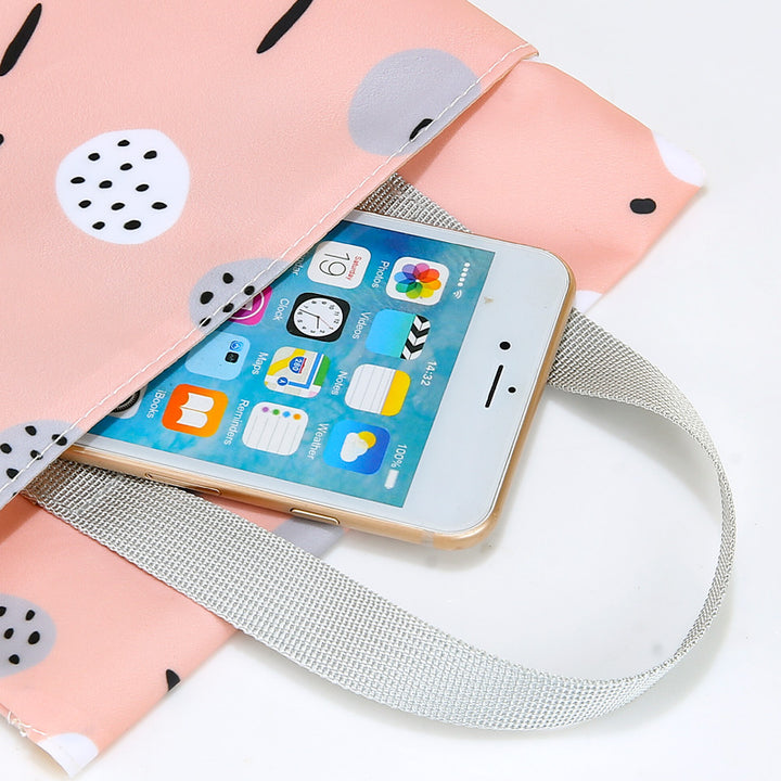 Funny Duck Motif Shopping Bag Bowlift