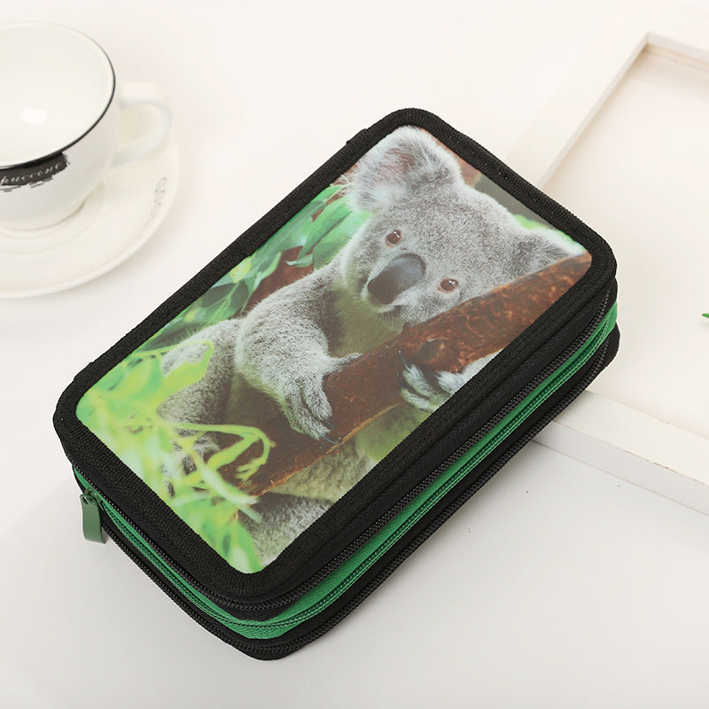 Wildlife-Themed Art Pouch