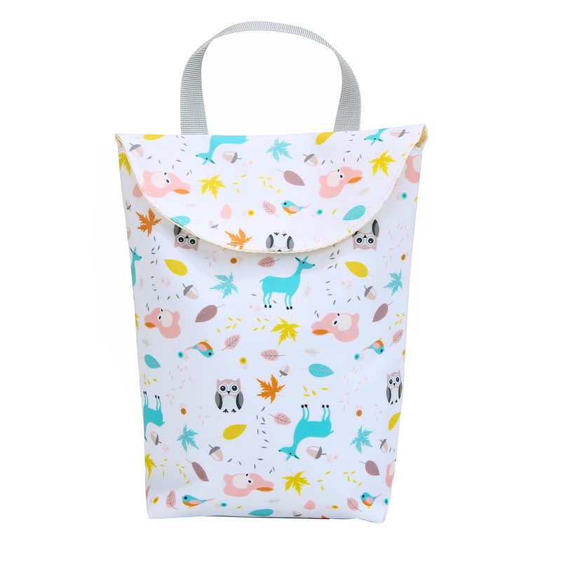Funny Duck Motif Shopping Bag Bowlift