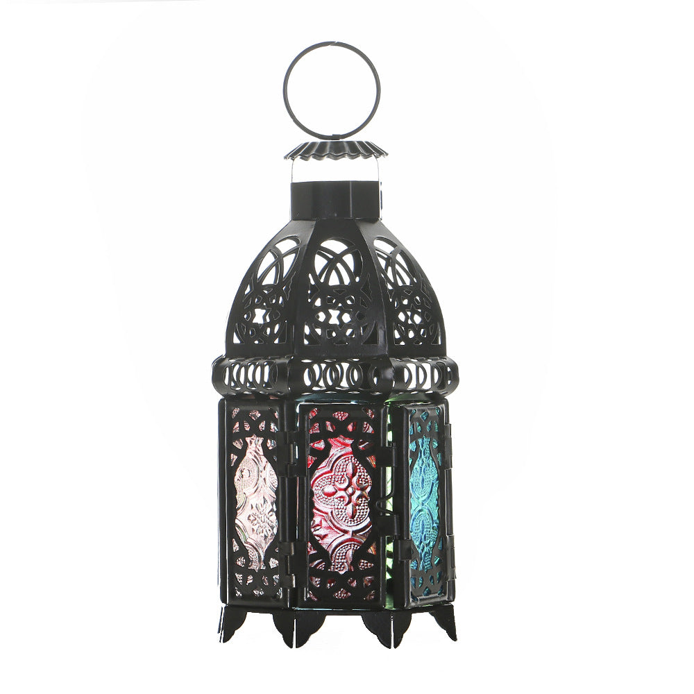 Handcrafted Dome-Top Filigree Metal Candle Lantern for Tealights and LED Candles Bowlift