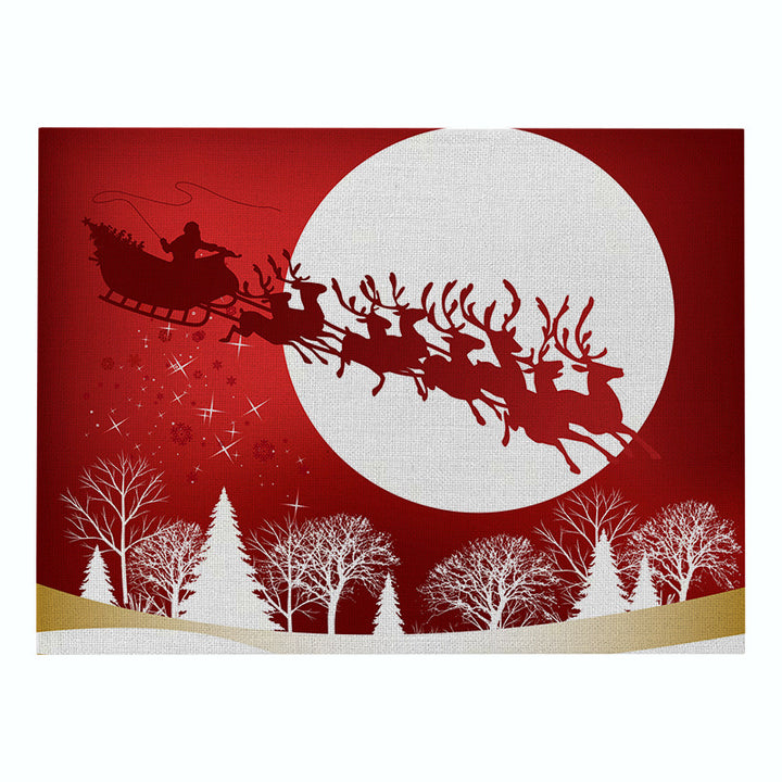 Decorative Santa Belt Rectangle Placemat