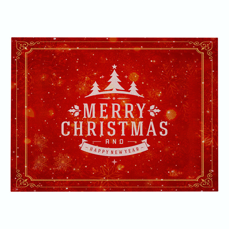 Decorative Santa Belt Rectangle Placemat