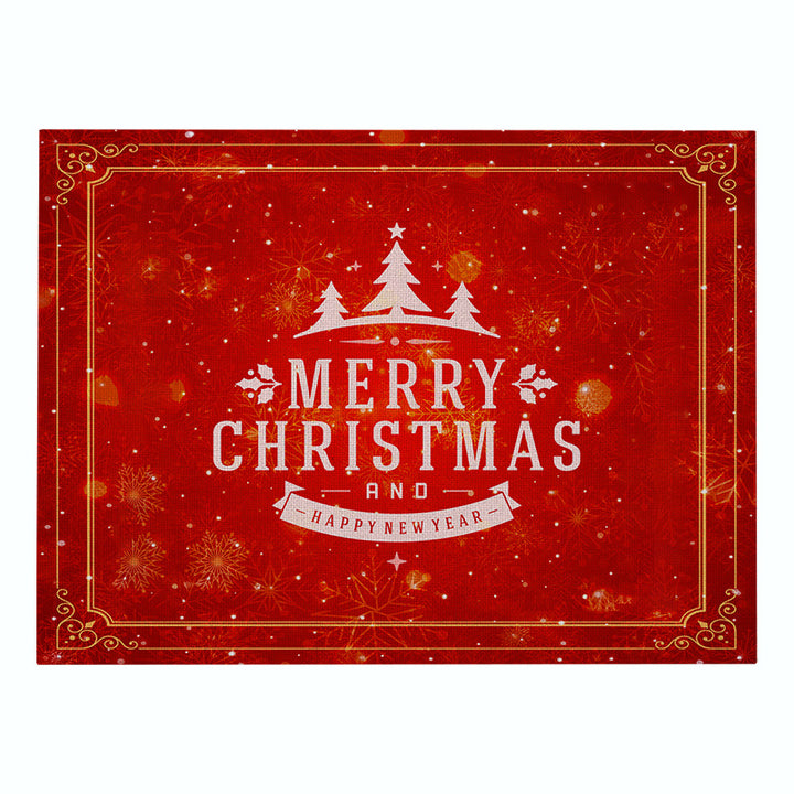 Decorative Santa Belt Rectangle Placemat