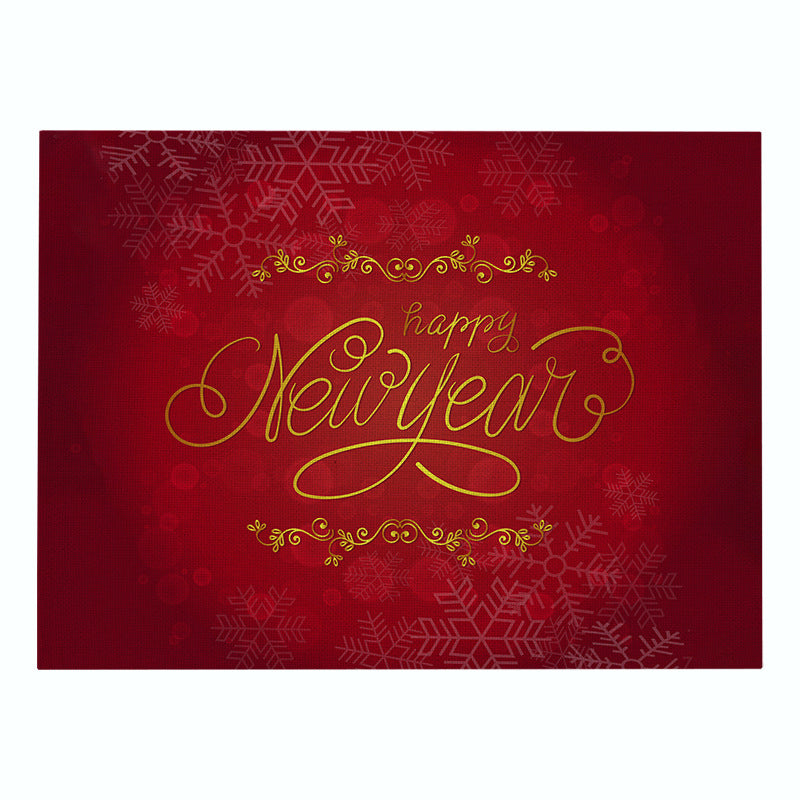 Decorative Santa Belt Rectangle Placemat