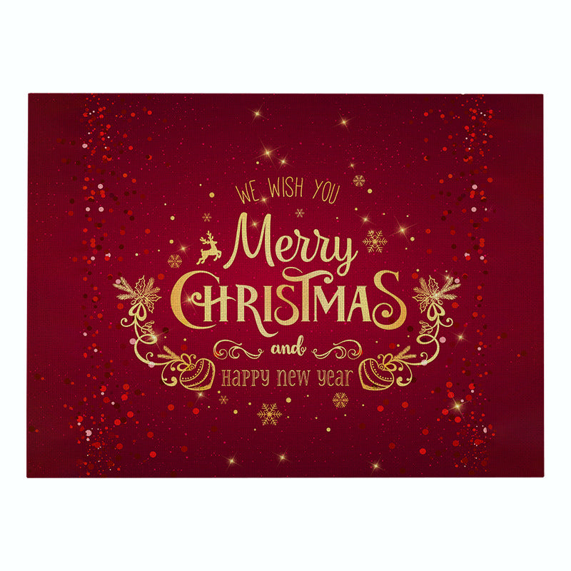 Decorative Santa Belt Rectangle Placemat