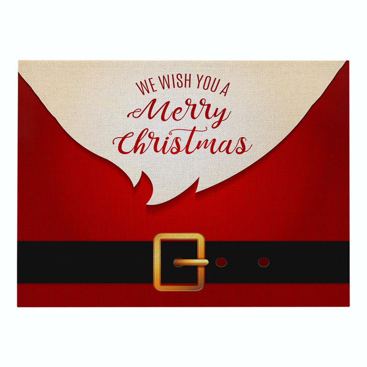 Decorative Santa Belt Rectangle Placemat