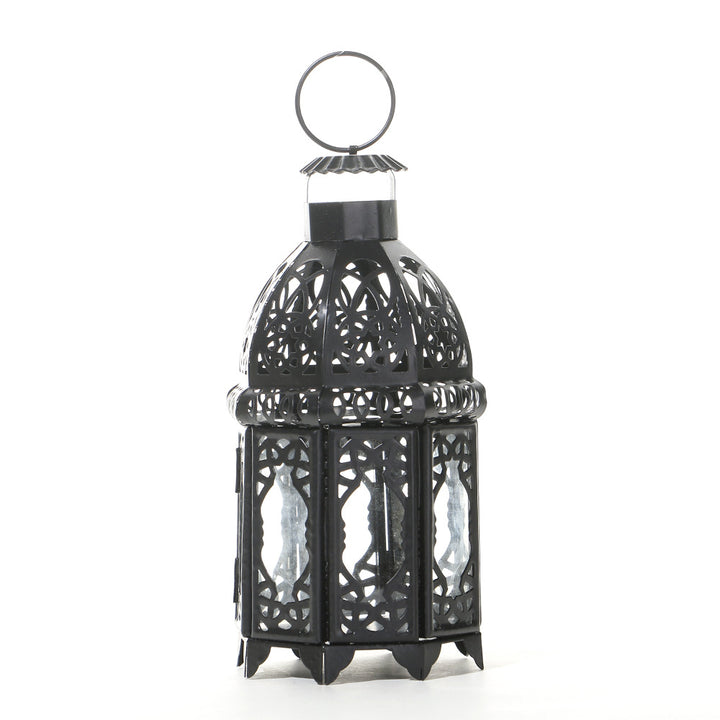 Handcrafted Dome-Top Filigree Metal Candle Lantern for Tealights and LED Candles Bowlift