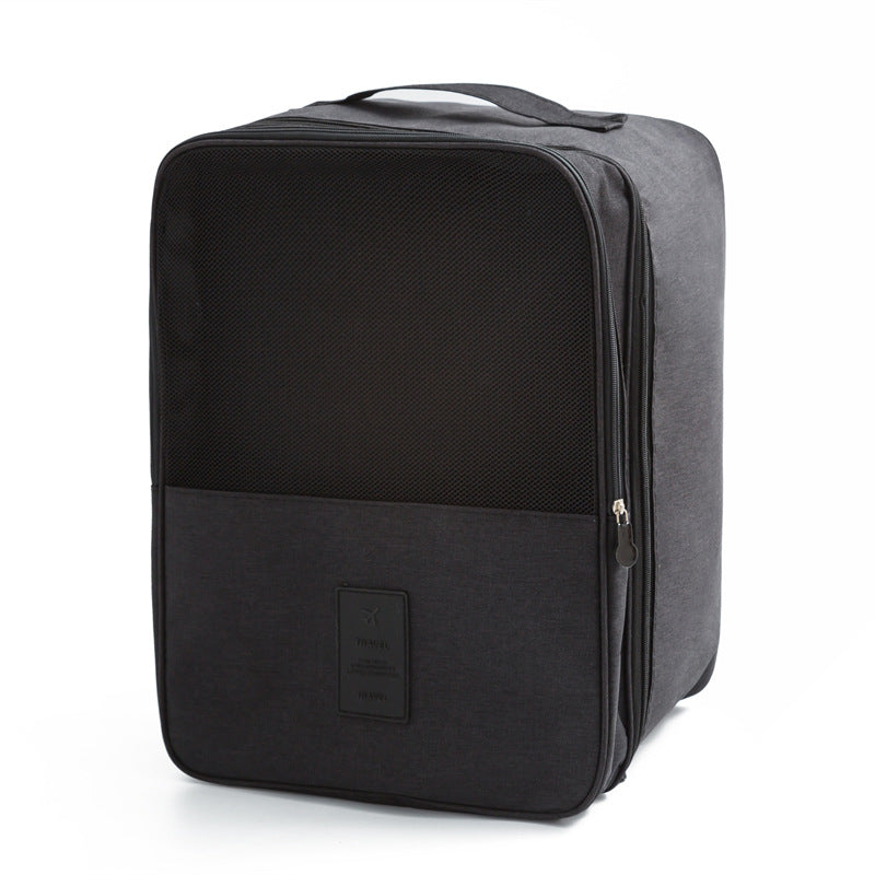 Dual Compartment Travel Shoe Organizer Bowlift