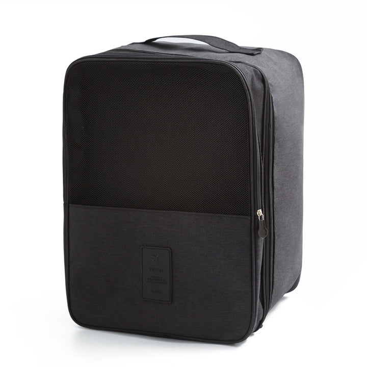 Dual Compartment Travel Shoe Organizer Bowlift