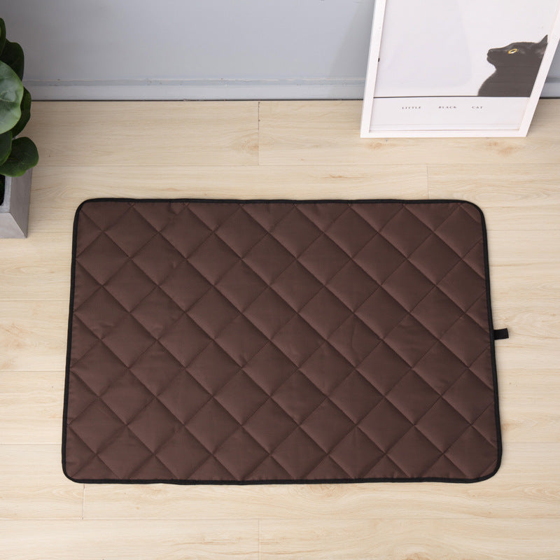 Double Layered Pet Bowl Mat