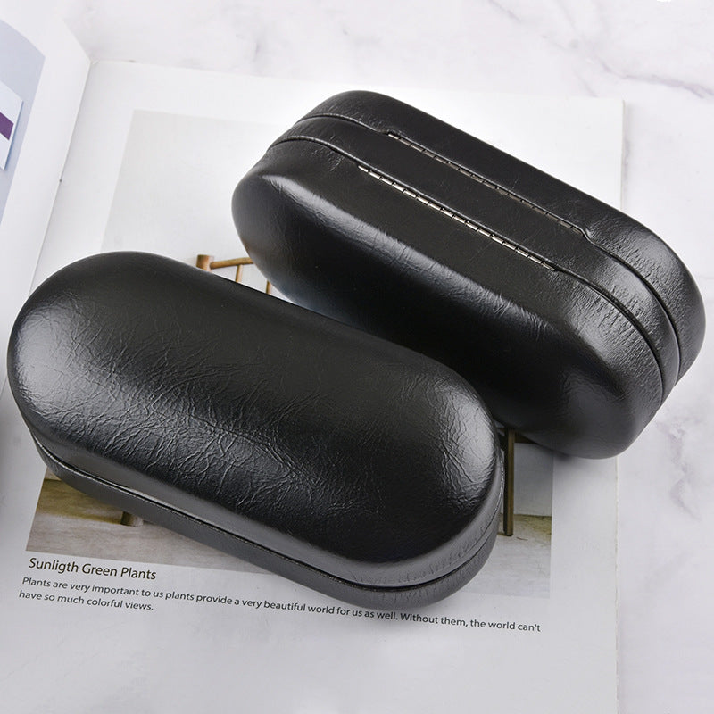 Protective Hard Shell Glasses Case with Plush Lined Interior and Snap Hinge Bowlift
