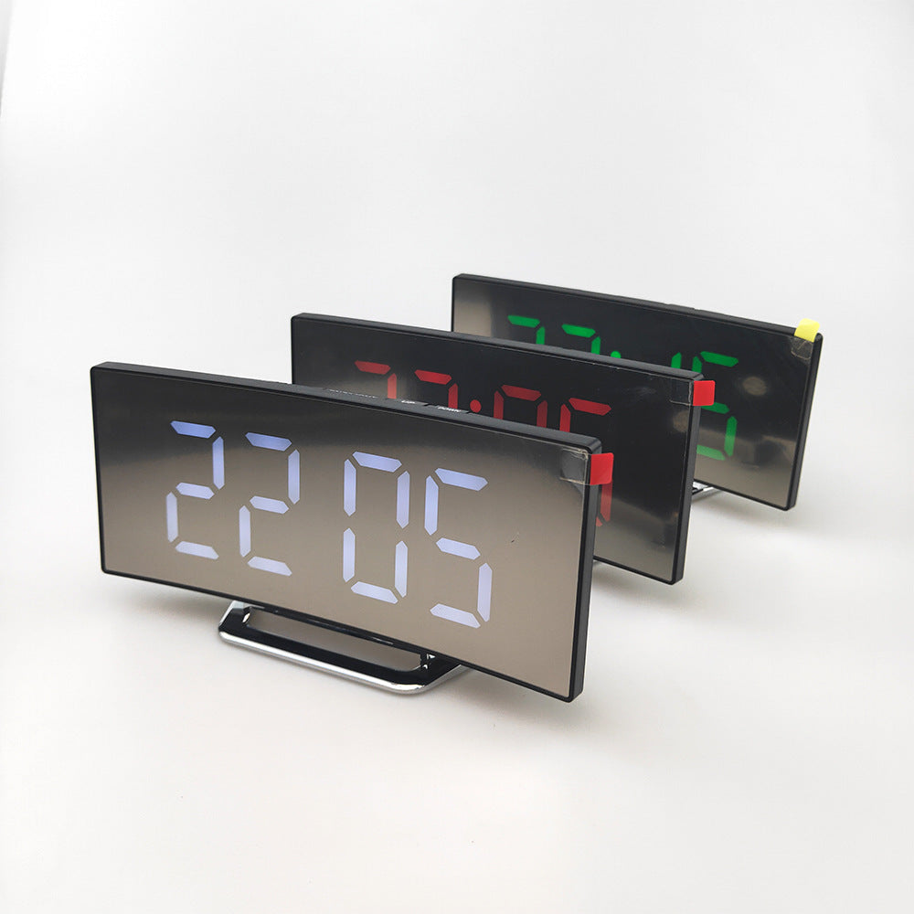 Digital LED Alarm Clock in Modern Design Bowlift