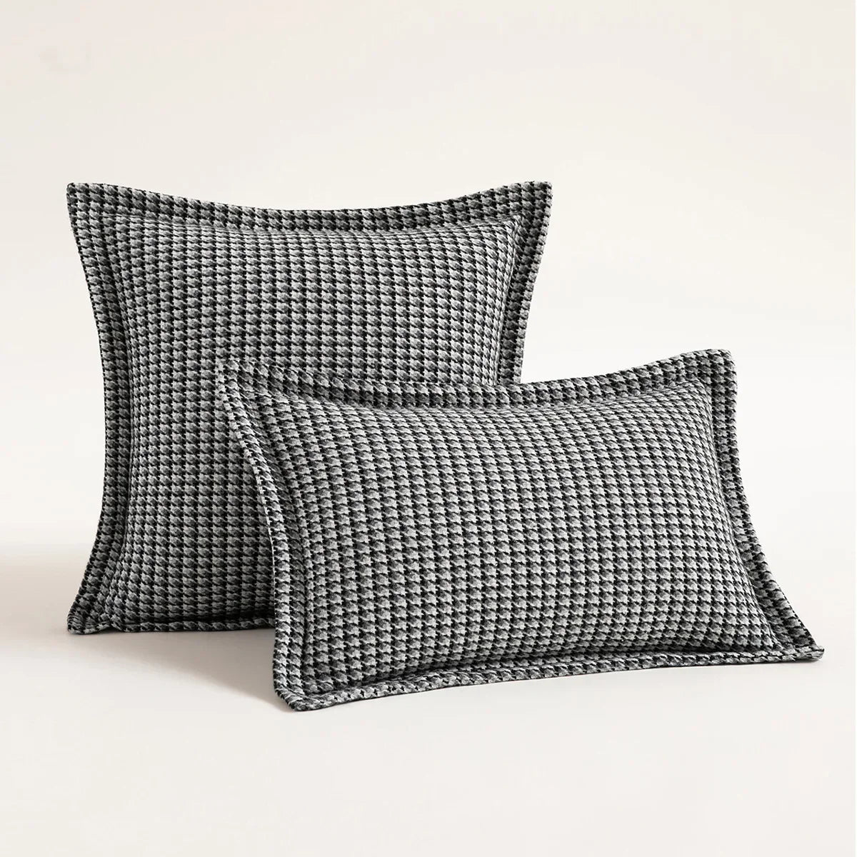 BowLift | Houndstooth Orange Jacquard Pillowcase