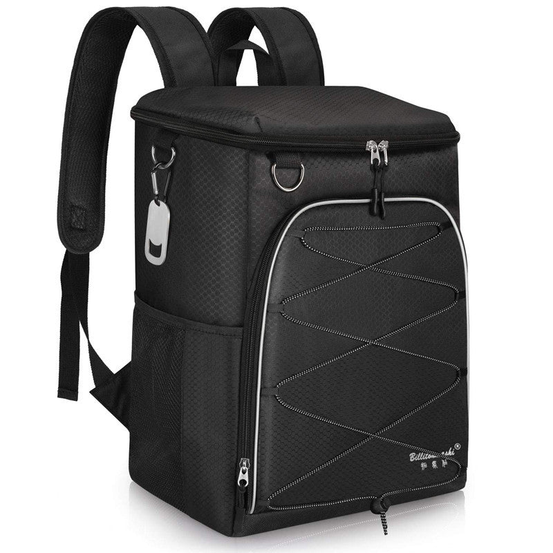 Unisex cool backpack with insulated interior compartment, flexible carrying comfort, and organized front pocket Bowlift