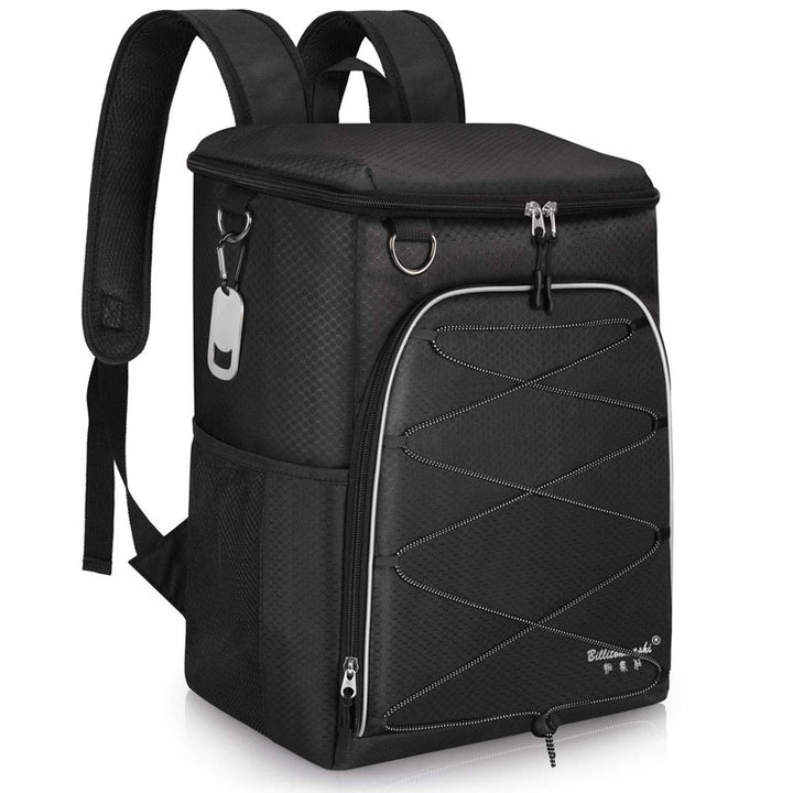 Unisex cool backpack with insulated interior compartment, flexible carrying comfort, and organized front pocket Bowlift