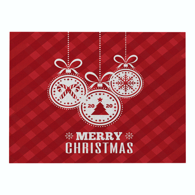 Decorative Santa Belt Rectangle Placemat