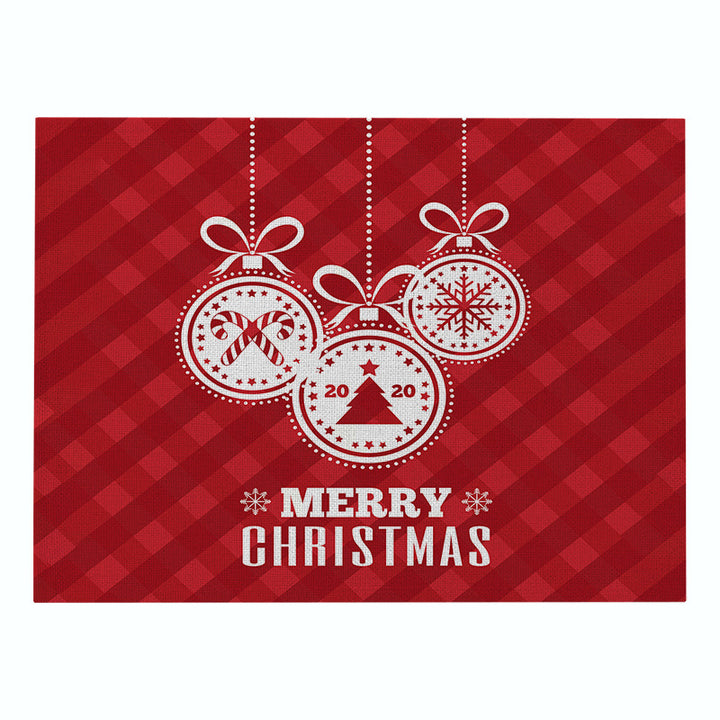Decorative Santa Belt Rectangle Placemat