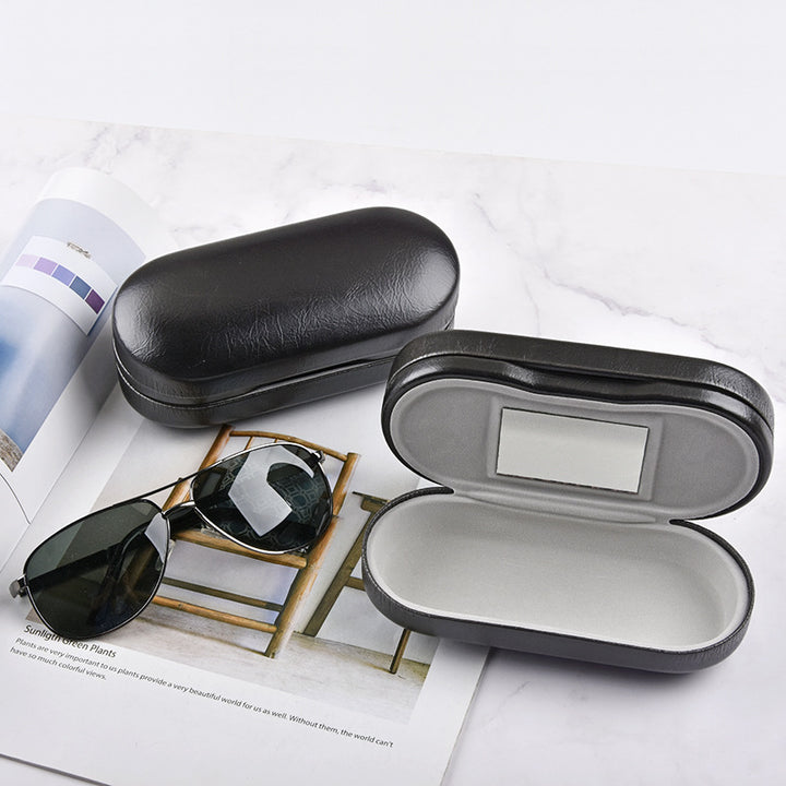 Protective Hard Shell Glasses Case with Plush Lined Interior and Snap Hinge Bowlift
