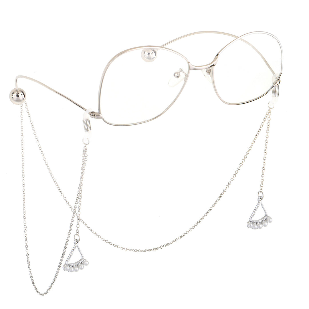 Elegant Triangle-Shaped Eyewear Chain Bowlift