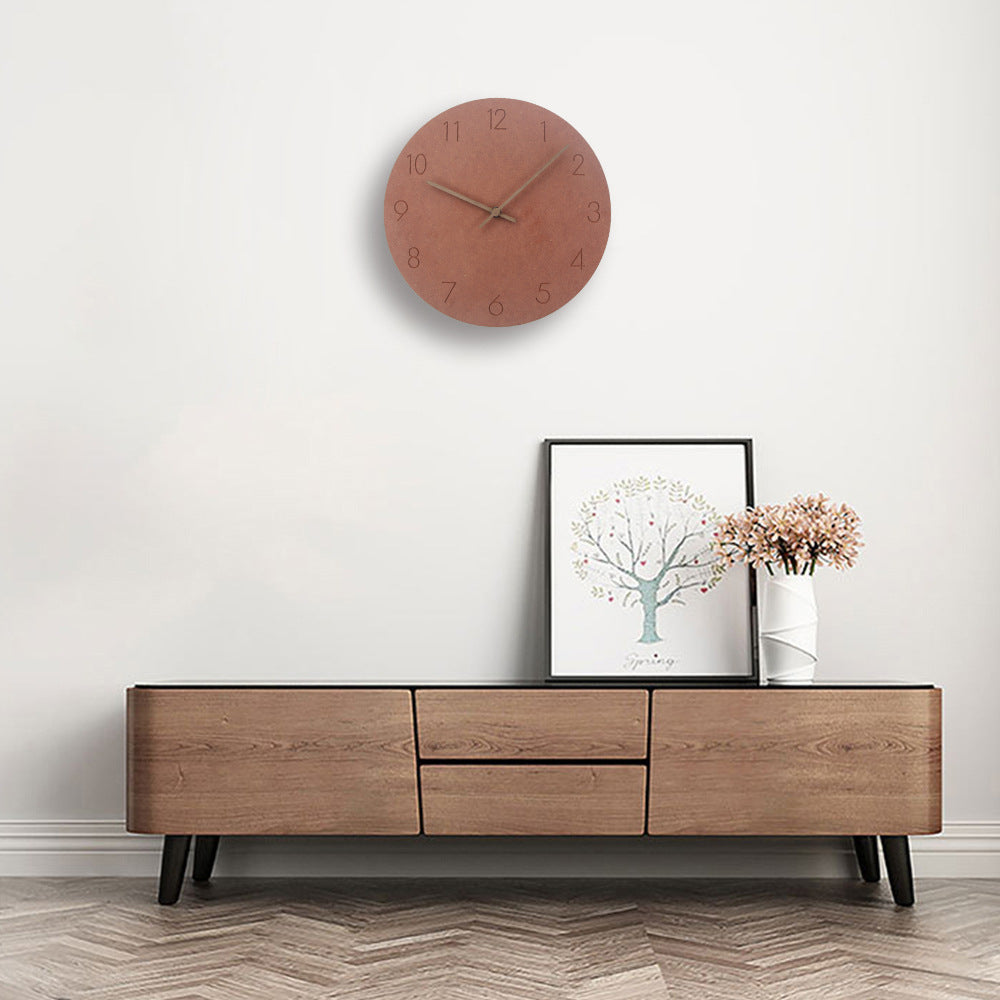 BowLift | Minimalistic Nordic Wall Decoration - Quiet Clock 29 cm