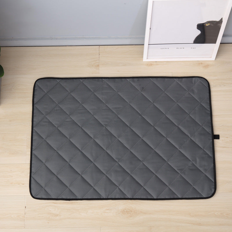 Double Layered Pet Bowl Mat
