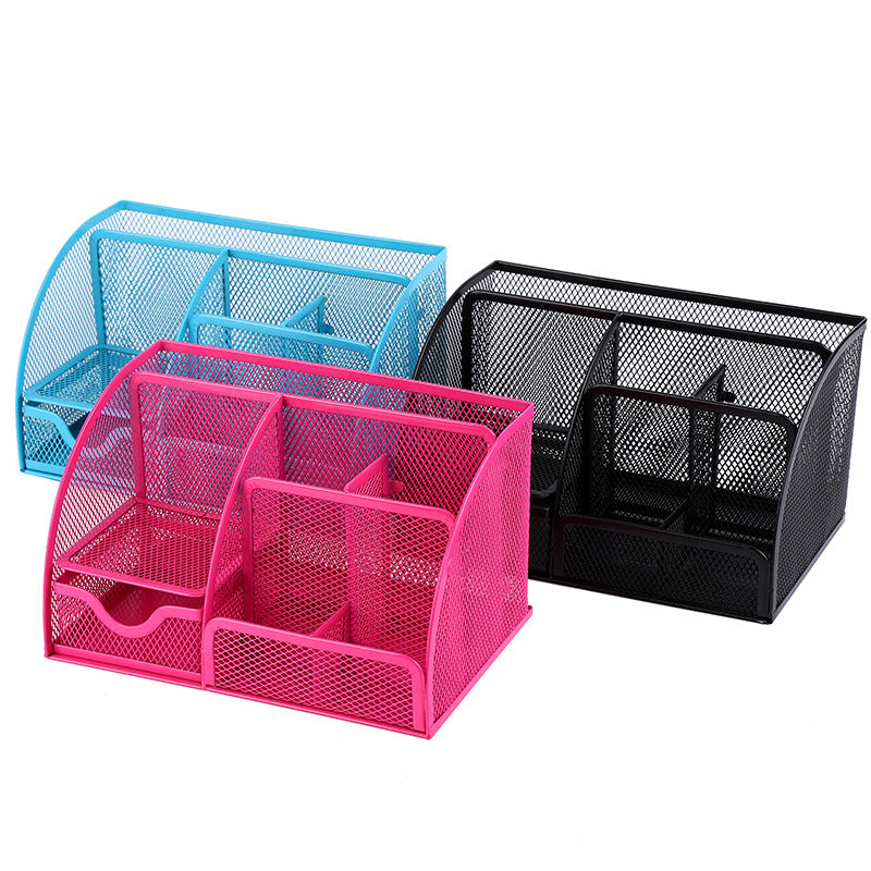 Multi-Compartment Mesh Desk Organizer Bowlift