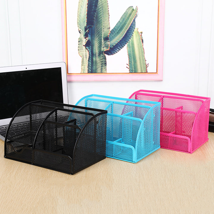 Multi-Compartment Mesh Desk Organizer Bowlift