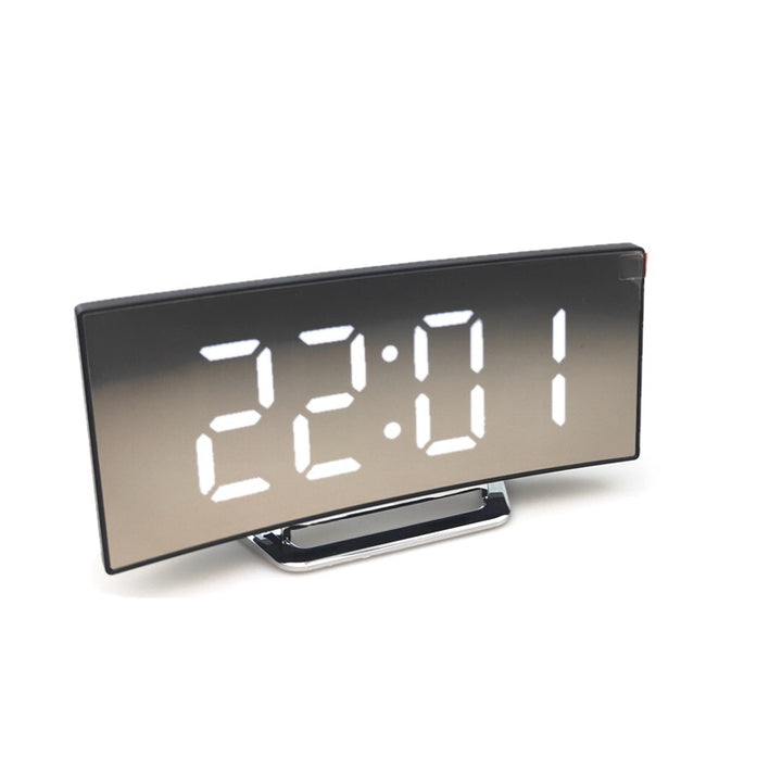 Digital LED Alarm Clock in Modern Design Bowlift