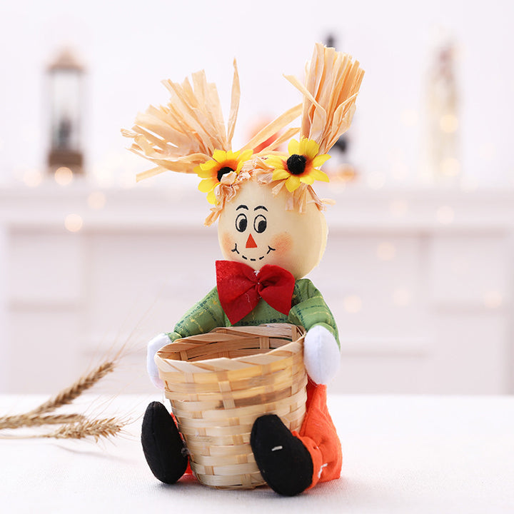 Decorative Harvest Scarecrow Doll