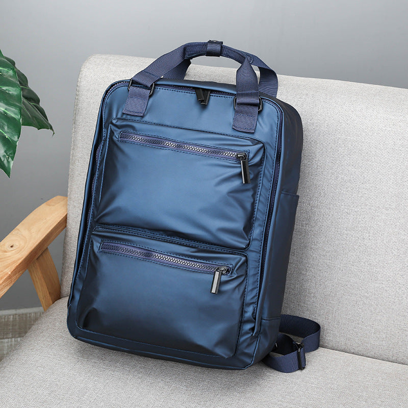 Sleek Multi-Pocket Laptop Messenger Bag Bowlift
