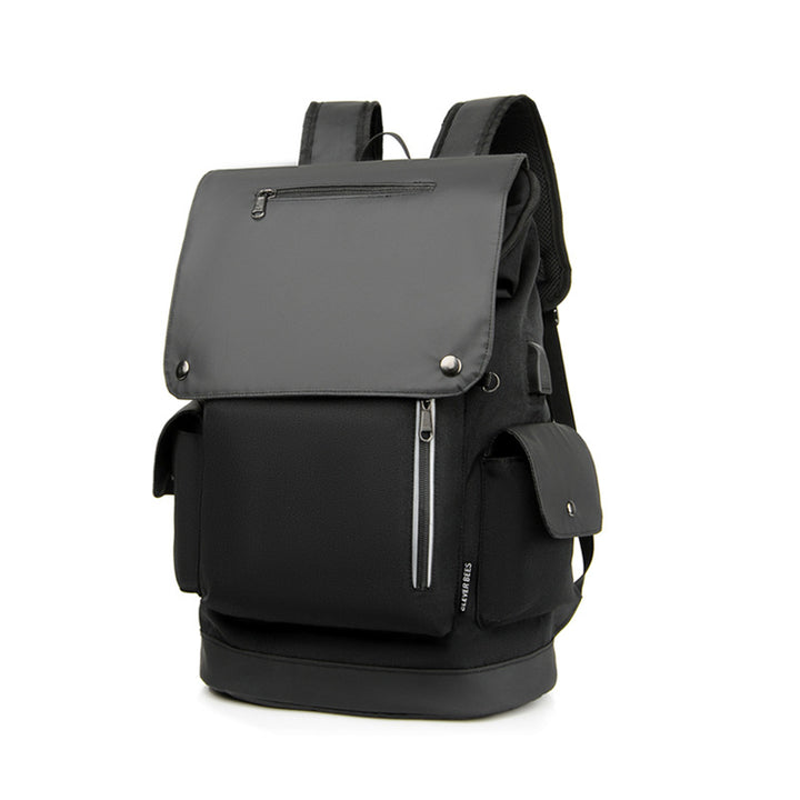 Unisex Anti-Theft Urban Laptop Backpack with Water-Resistant Flap and Multiple Organizer Pockets Bowlift