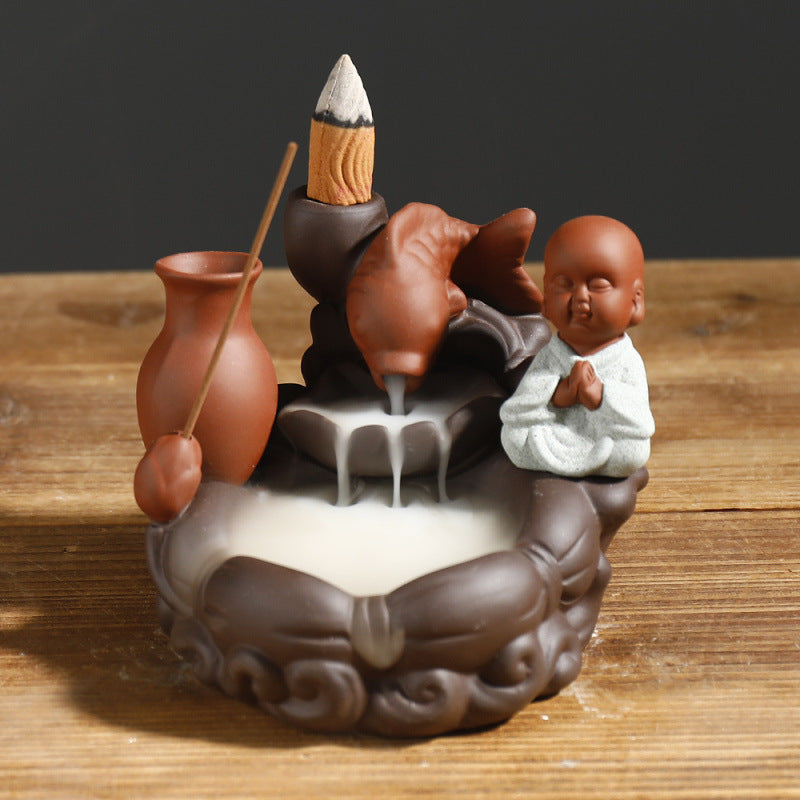 Decorative Zen Fountain Incense Holder