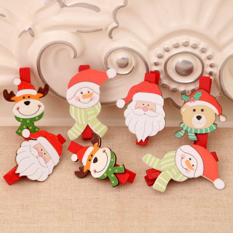 Decorative Christmas Themed Clip Set Bowlift