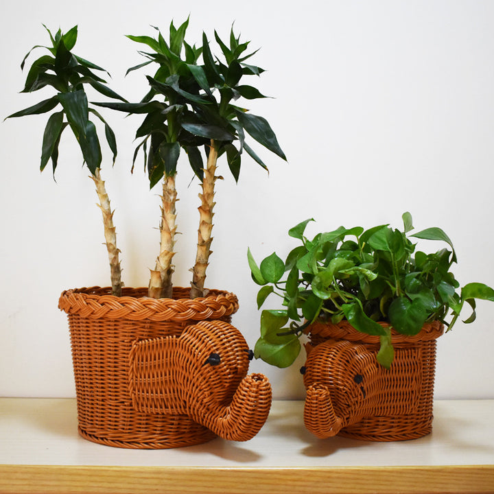 Cute Animal-Shaped Decorative Storage Basket Bowlift