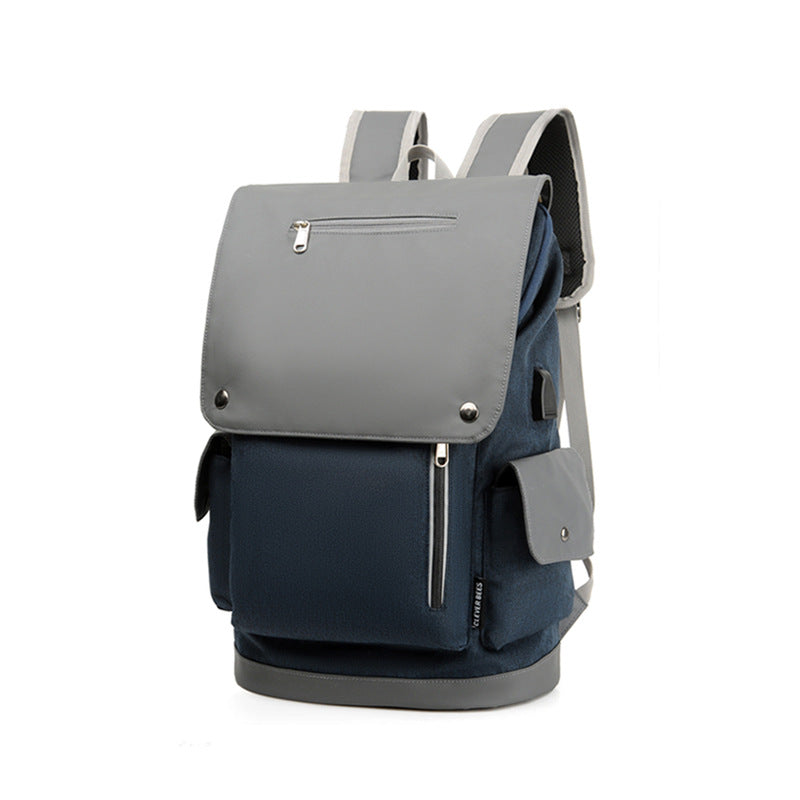 Unisex Anti-Theft Urban Laptop Backpack with Water-Resistant Flap and Multiple Organizer Pockets Bowlift