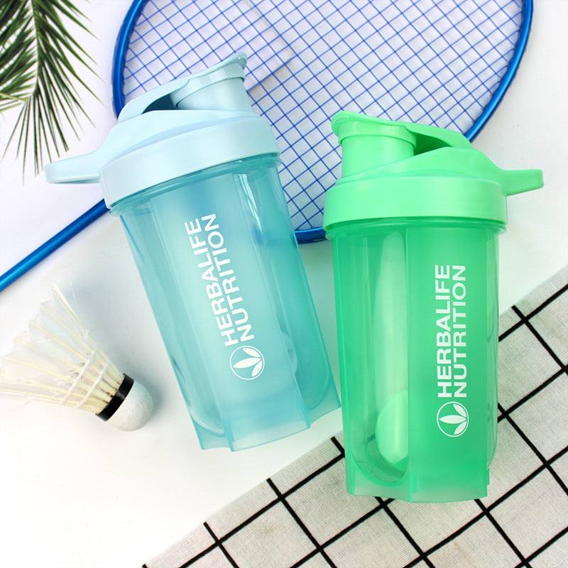Unisex Colorful Shaker Bottle with Mixing Ball Bowlift