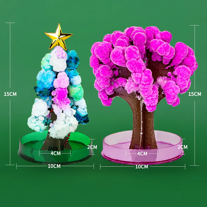 Crystal Christmas tree to grow yourself, 15 cm