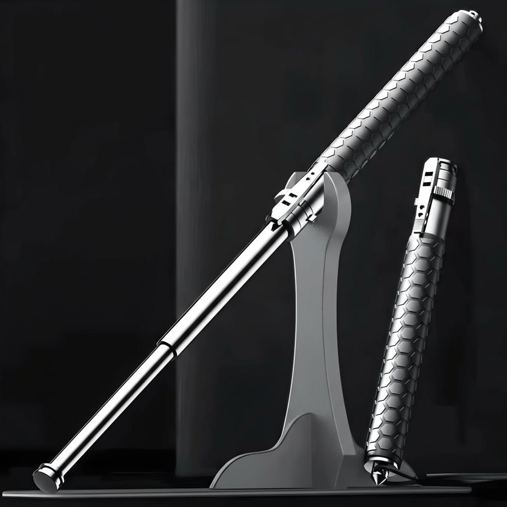 Automatic Self Defense Walking Stick with Stability Support