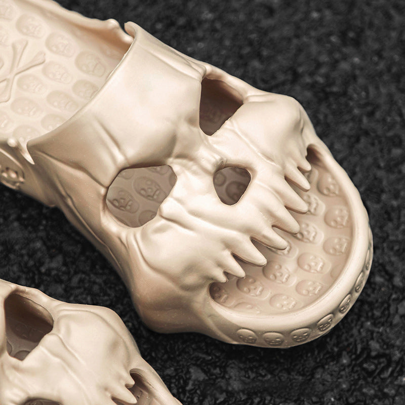 BowLift | Skull Design Single Band Slippers