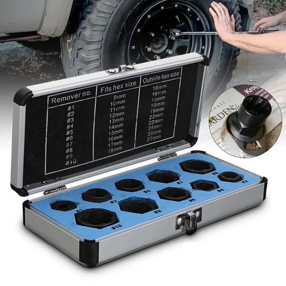 The perfect tool set for removing stripped, rounded, and rusty screws and nuts | Bowlift