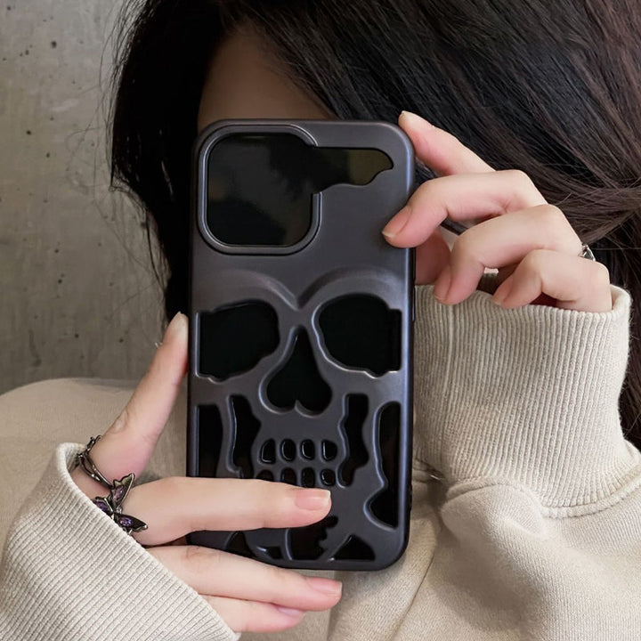 BowLift | Plated Skull Case Cover For iPhone