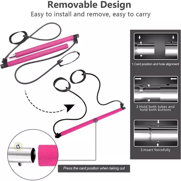 BowLift | Multi-Functional Pilates Bar – Home Gym & Resistance Training Kit