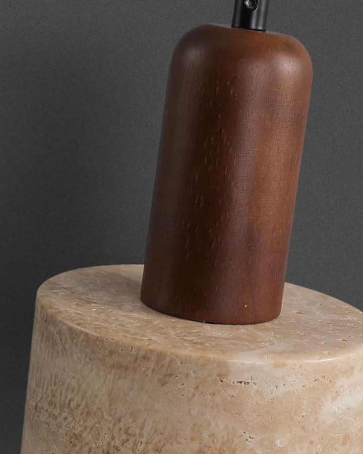 BowLift | Stylish Hanging Lamp with Stone Effect