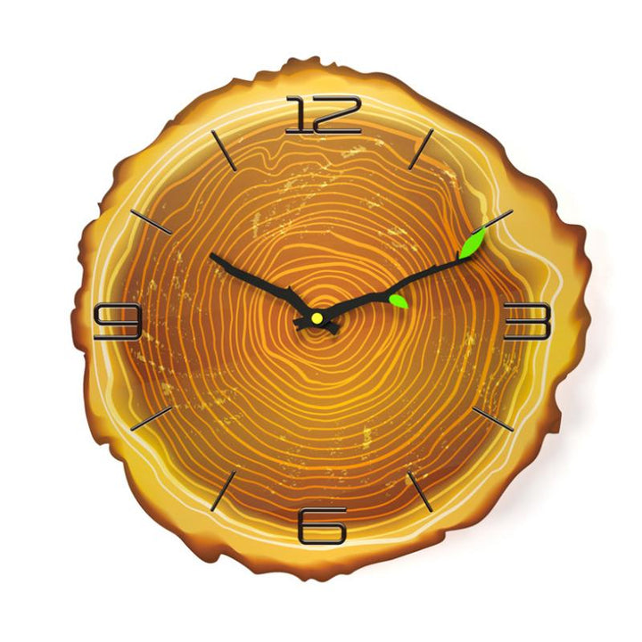 BowLift | Wood Annual Rings Wall Clock