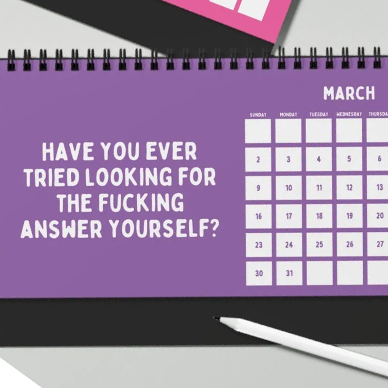 BowLift | Funny 2025 sarcastic calendar