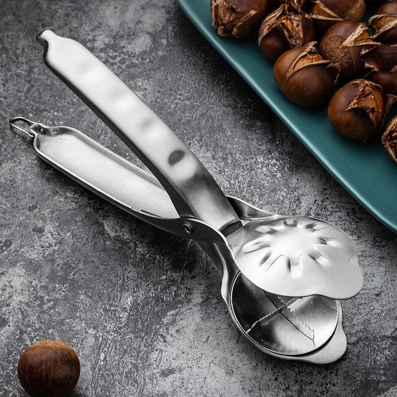 BowLift | Stainless Steel Nut Chestnut Bowl Opener