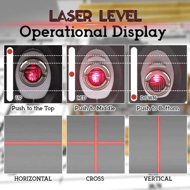 BowLift | Multifunctional Laser Level 4-in-1 Laser Measuring Tool