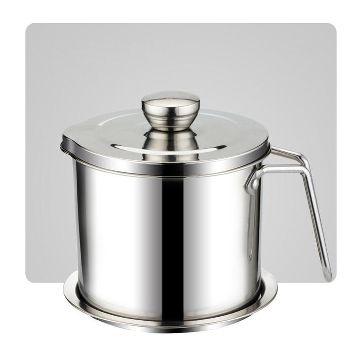 Stainless Steel Oil Strainer Storage Can | Bowlift
